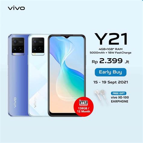 Vivo Y21a Harga Dan Spesifikasi